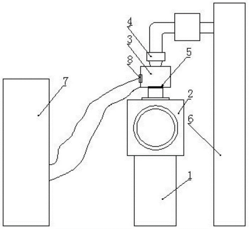 Feed control device for PE fuel gas pipe production