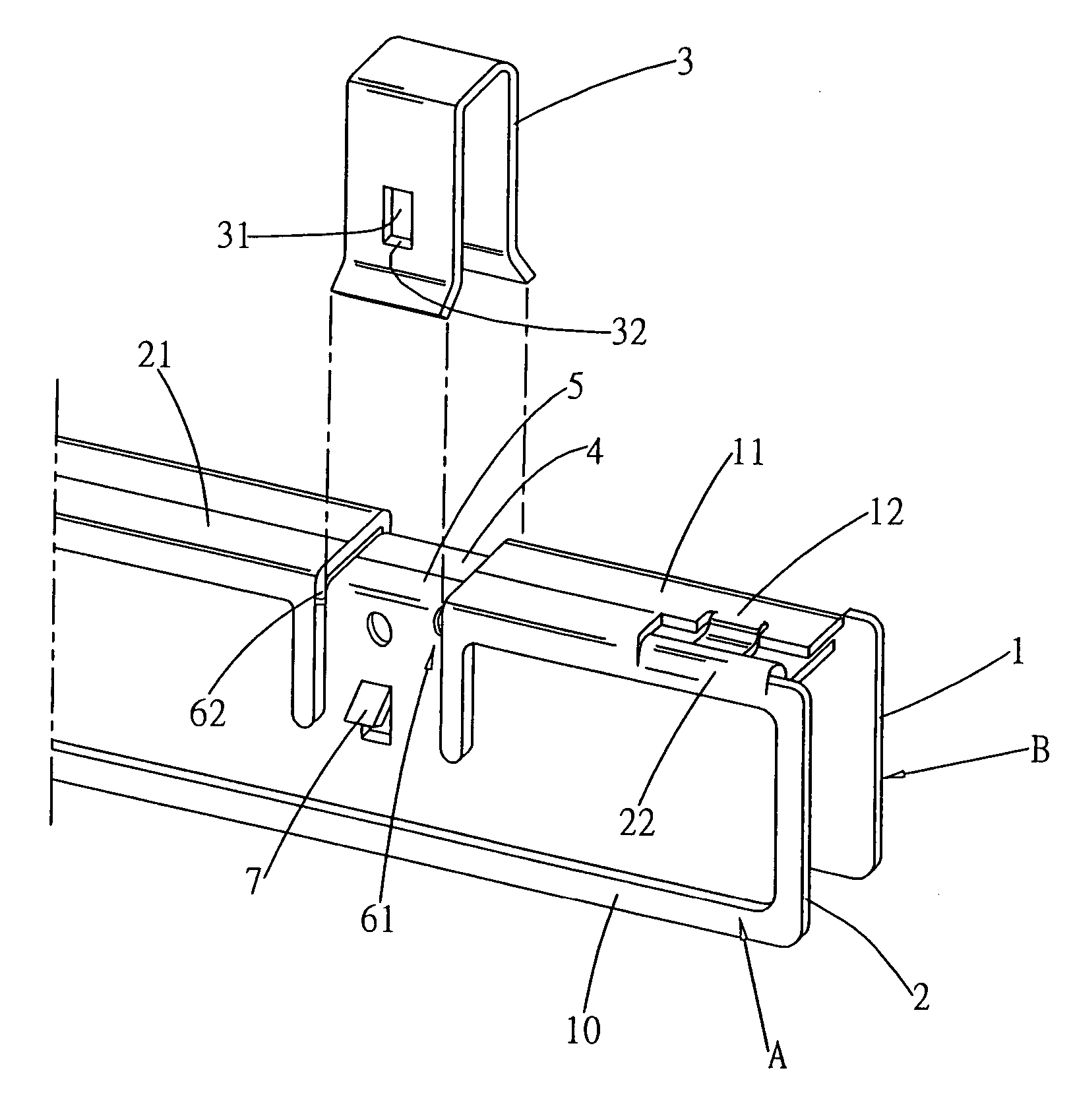 Heat dissipating element for a memory