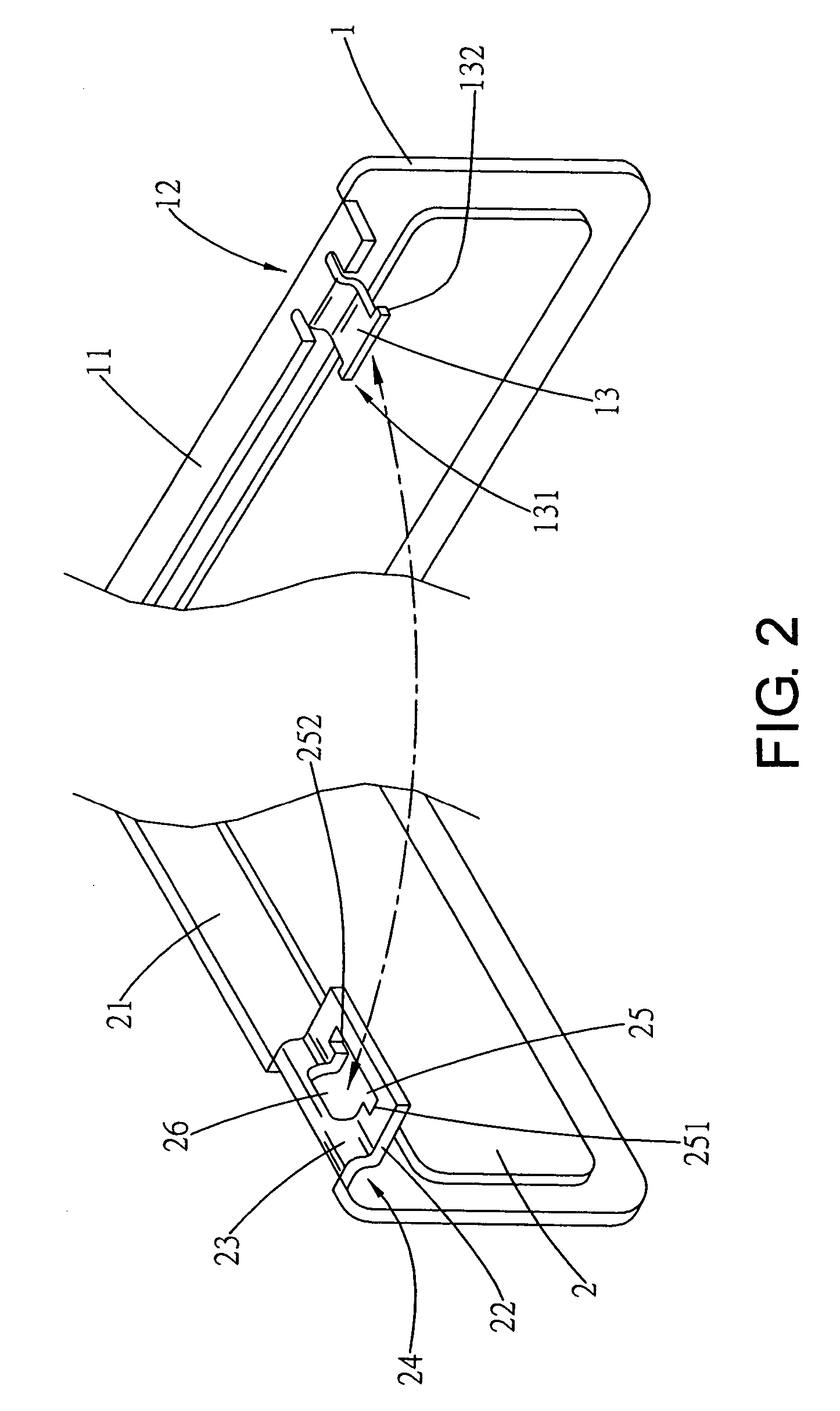 Heat dissipating element for a memory