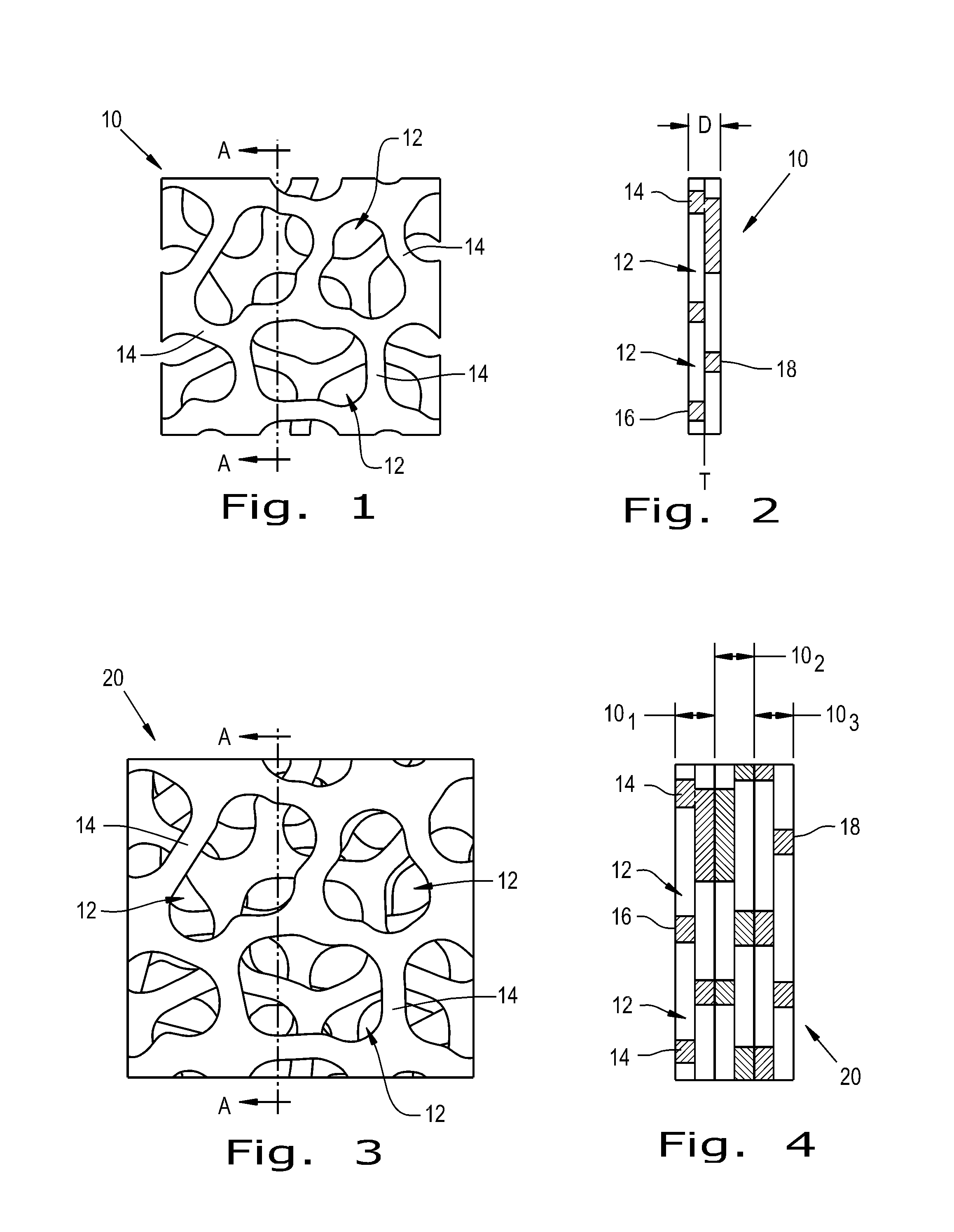 Porous tissue ingrowth structure