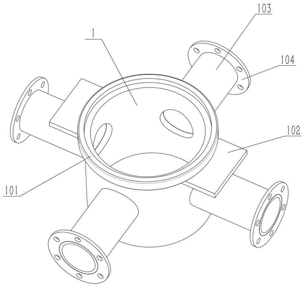 A multi-flow hole type safety shut-off plate valve