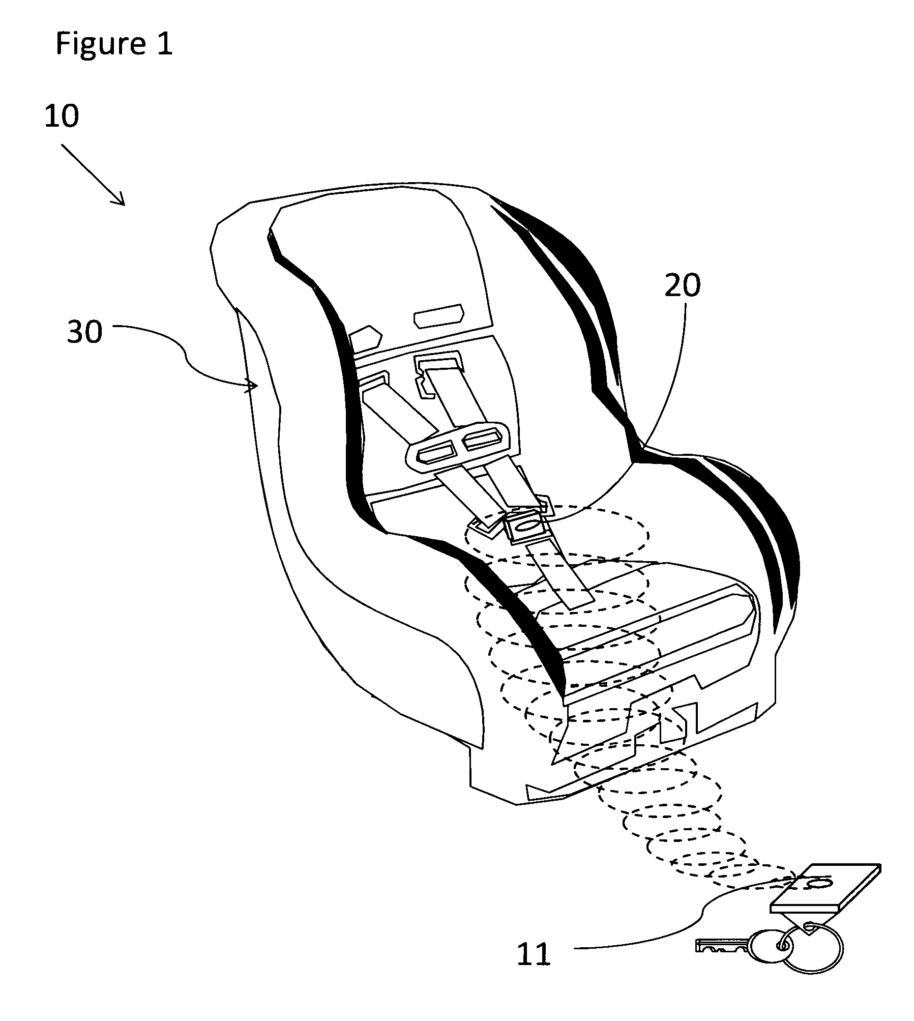 Vehicle alarm system for alerting a vehicle operator that the vehicle is still occupied with a child or pet