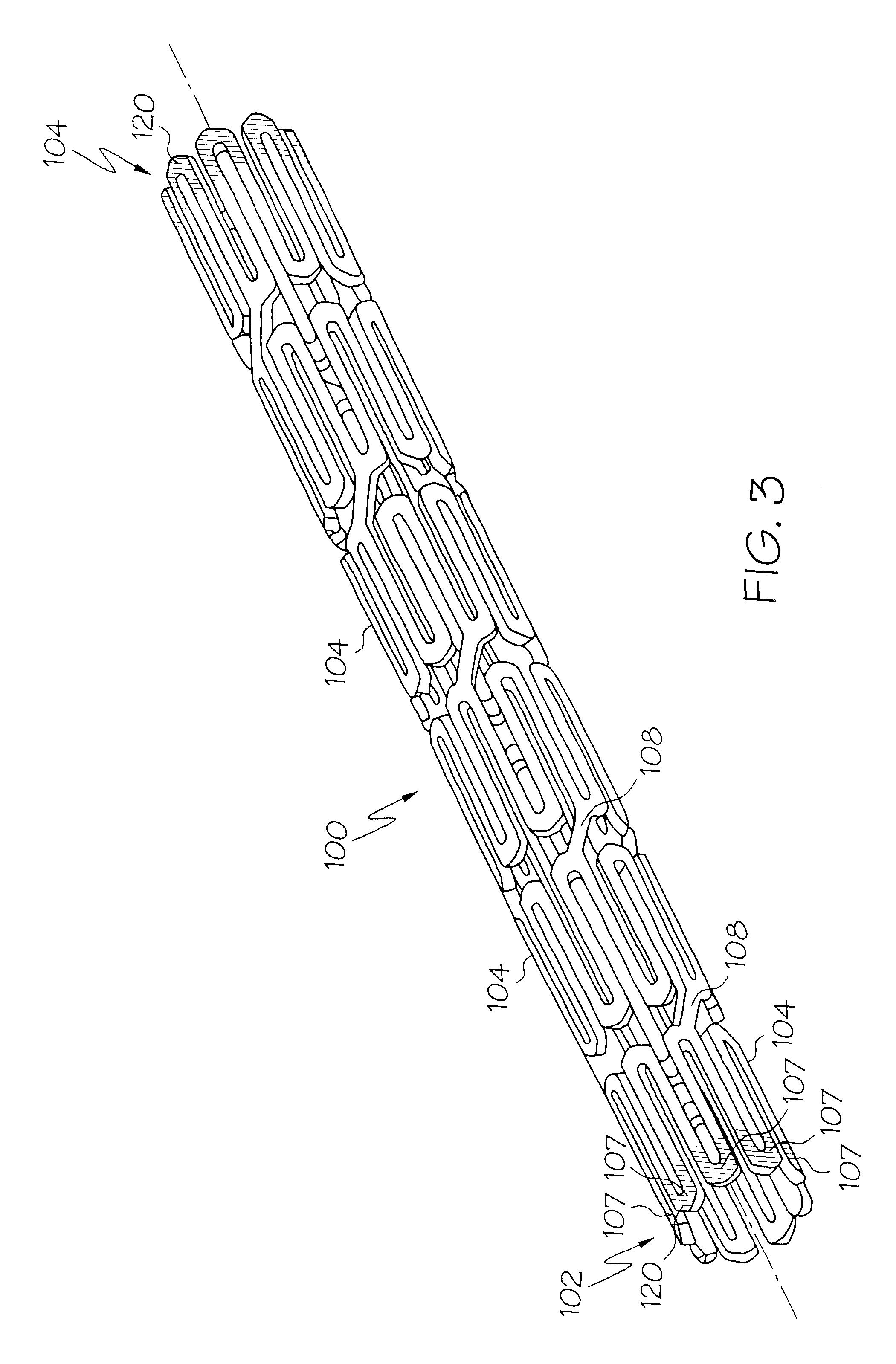 Monolayer modification to gold coated stents to reduce adsorption of protein