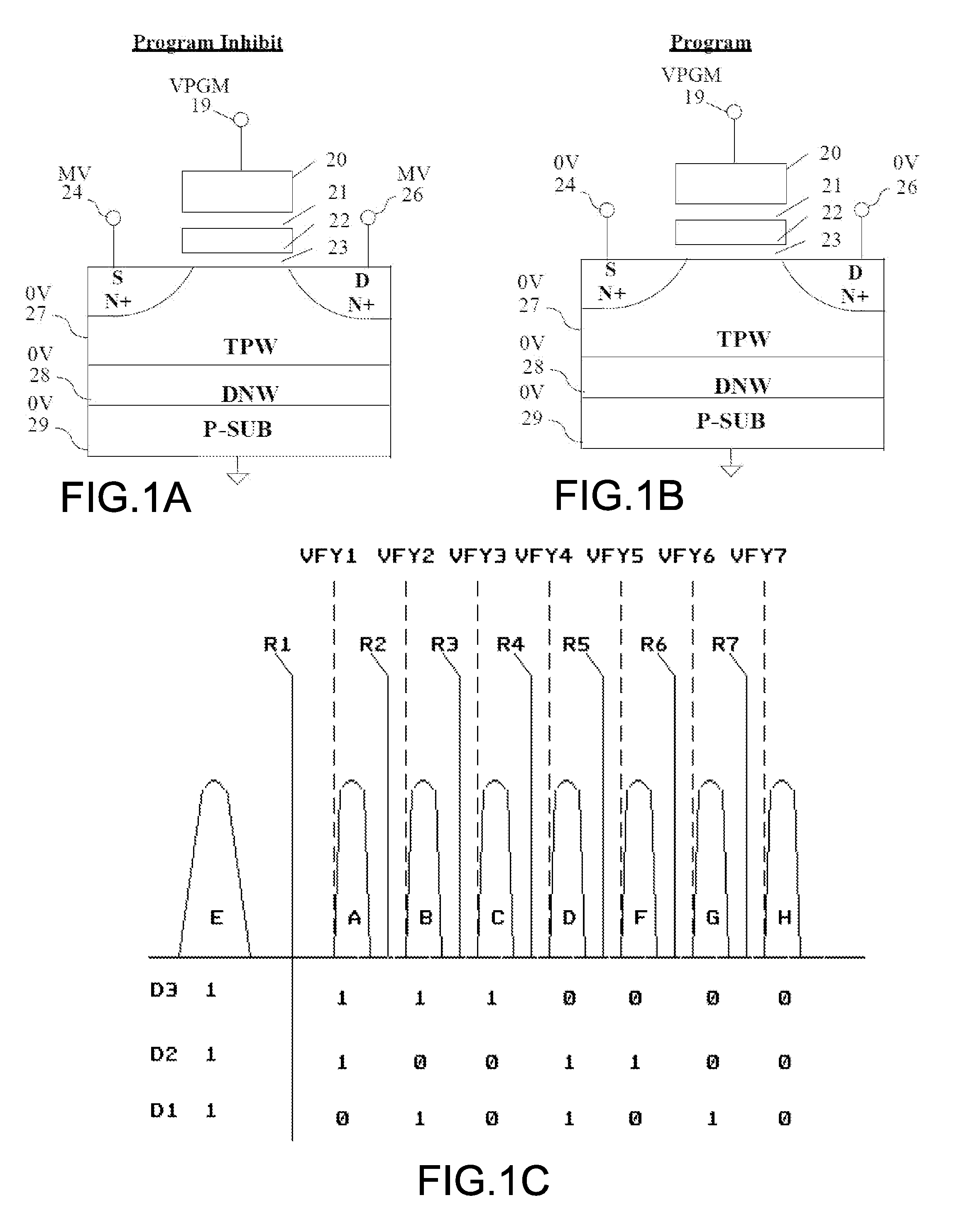 NAND array hiarchical bl structures for multiple-wl  and all-bl simultaneous erase, erase-verify, program, program-verify, and read operations