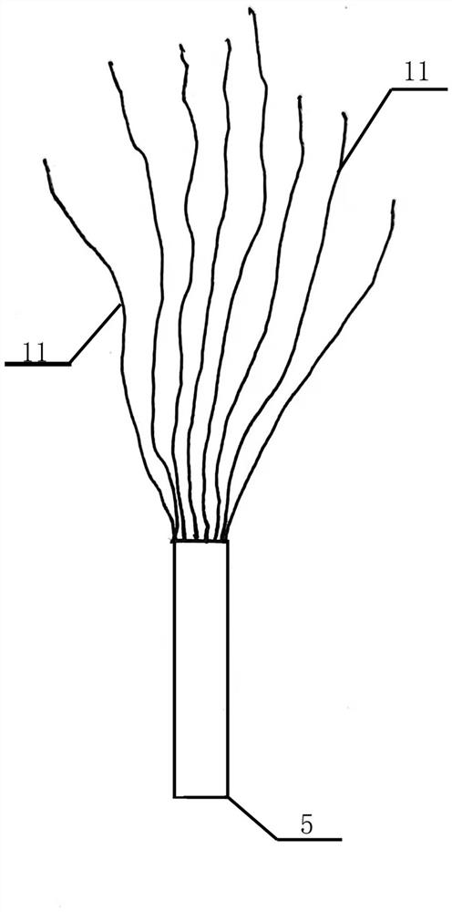 Controllable water-saving tree planting system capable of realizing automatic water and fertilizer maintenance in desertification arid region