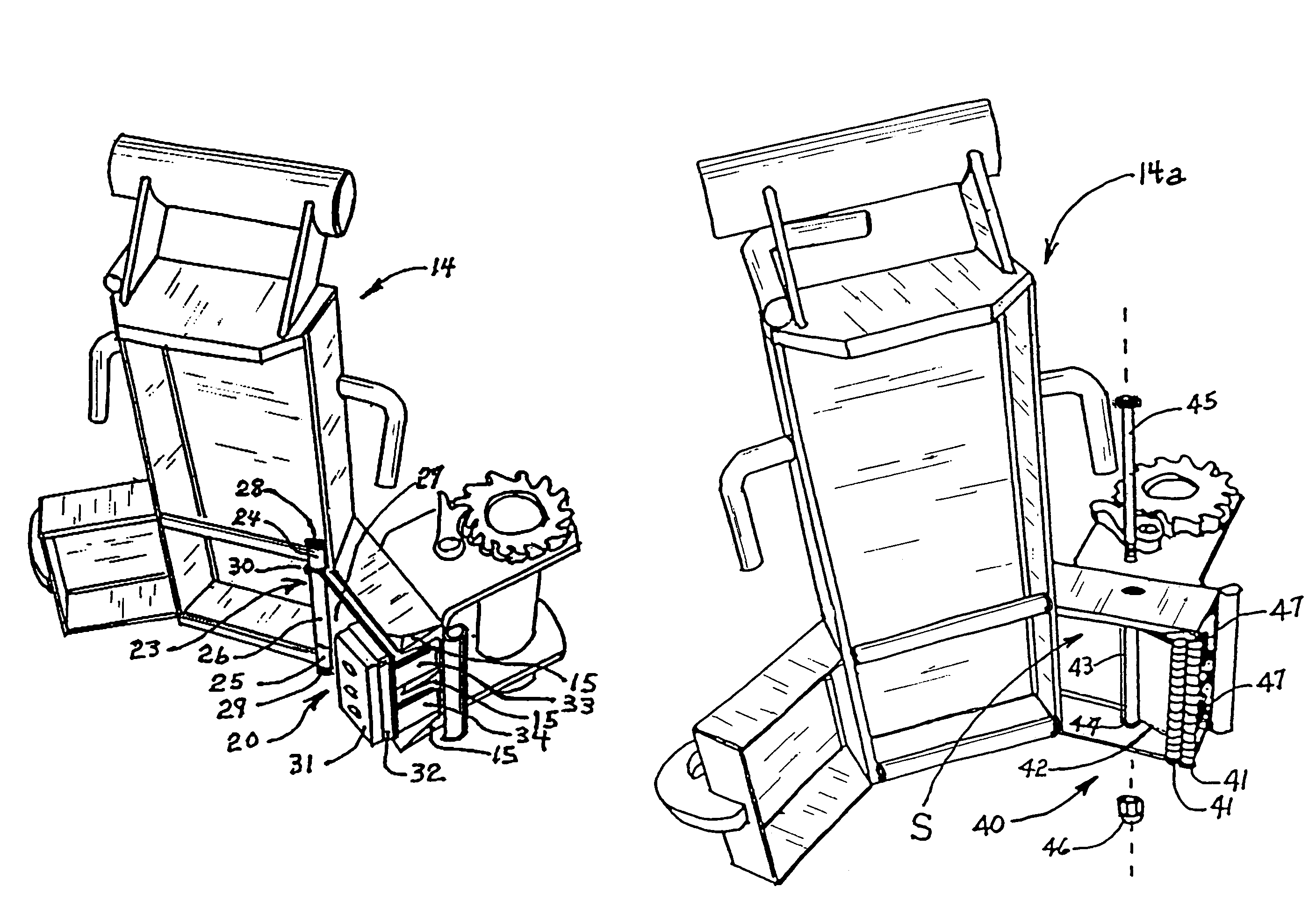 Flip-out function converter for tree-mounted frame apparatus used in arbor rigging procedures