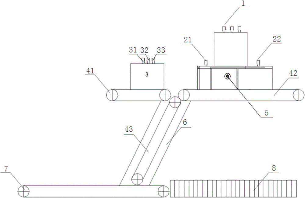 Powder distributing device for ceramic tile with extended fine sand texture effect