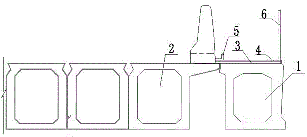 Cross-line protection structure and installation method of highway bridge widening and reconstruction project