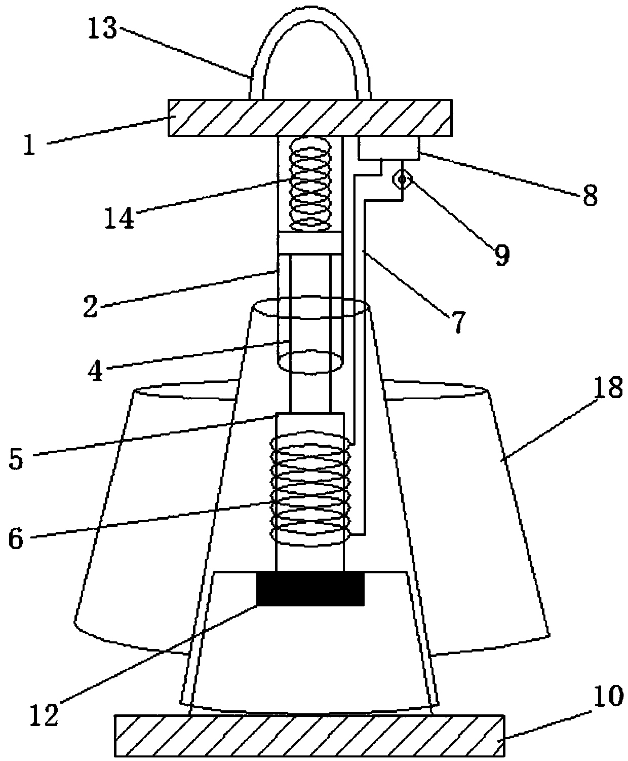 Cheese weighing-type conveying machine special for textile workshop