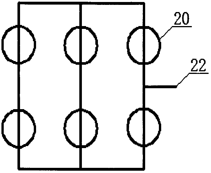 Additional electric field reinforced circulating type internal electrolysis device