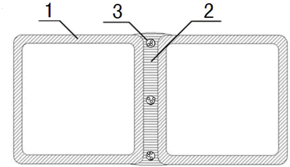 Glass fiber reinforced polyethylene hollow-wall winding pipe and manufacturing method thereof