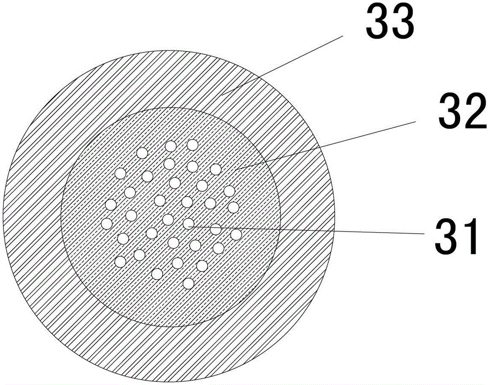 Glass fiber reinforced polyethylene hollow-wall winding pipe and manufacturing method thereof