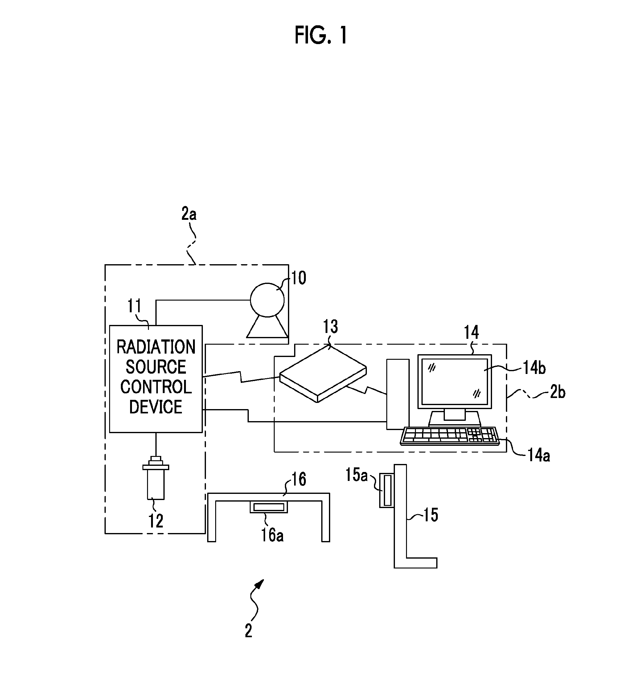 Radiographic system, drive control method for radiographic system, recording medium for drive control program and radiological image detection device