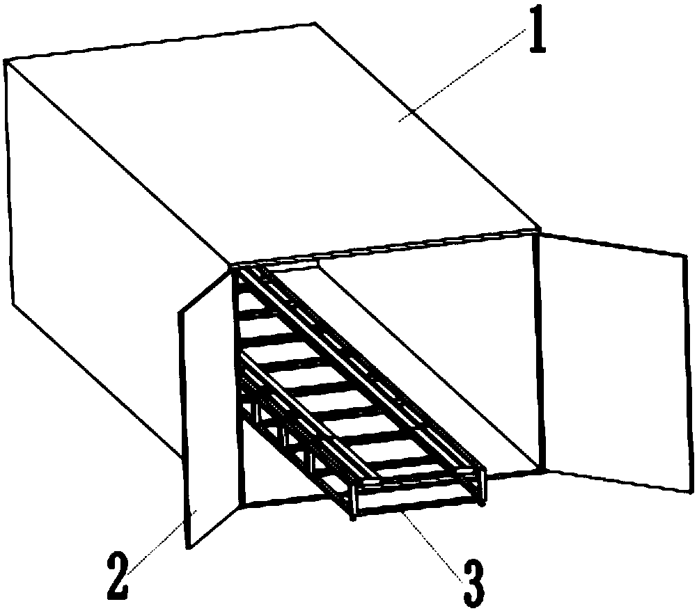 Container data center and cabinet installation method