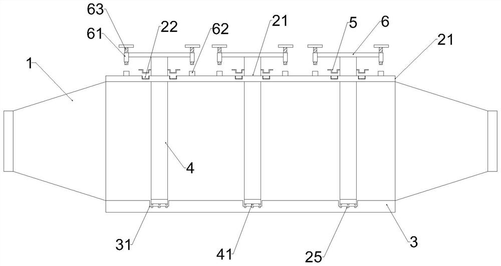 Waste gas filtering, purifying and adjusting device