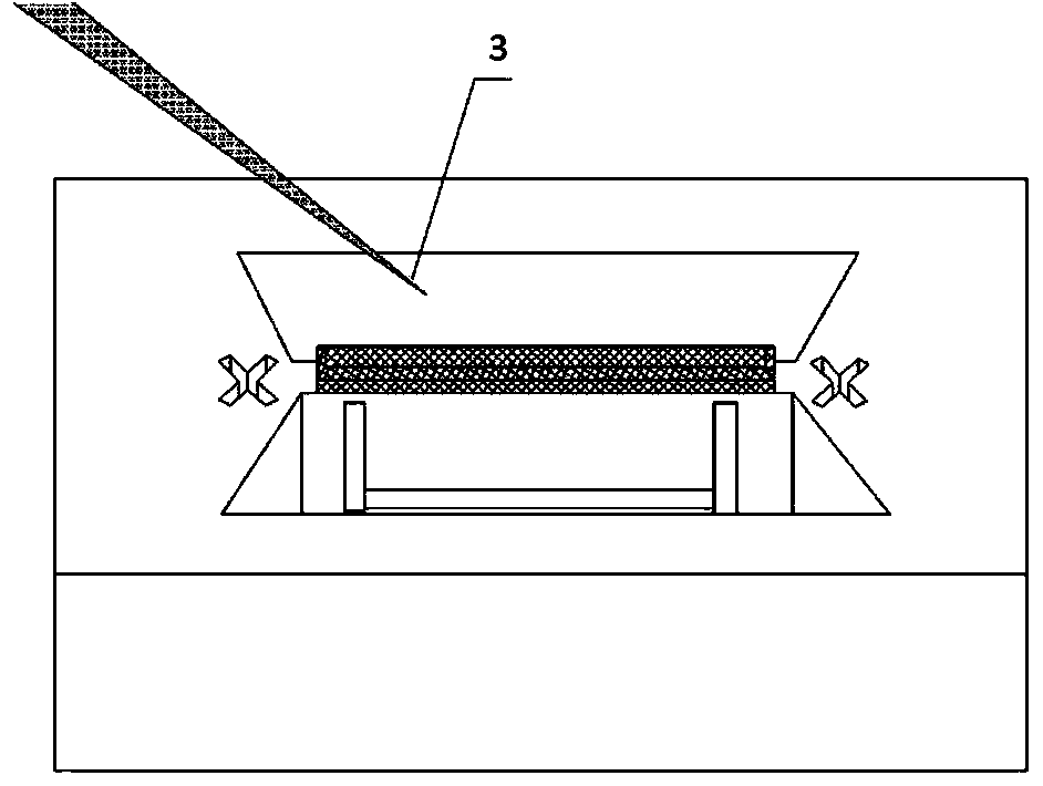 Deep sub-micron device sample for in-situ transmission electron microscope and preparation method of sample