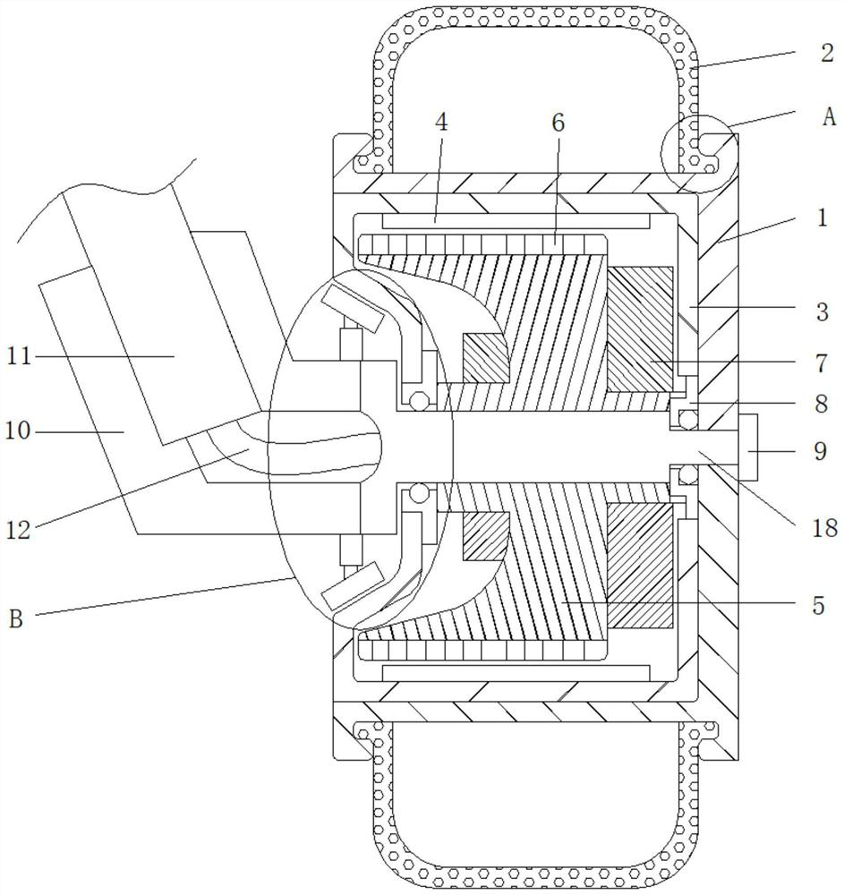 Self-driven tire for new energy automobile