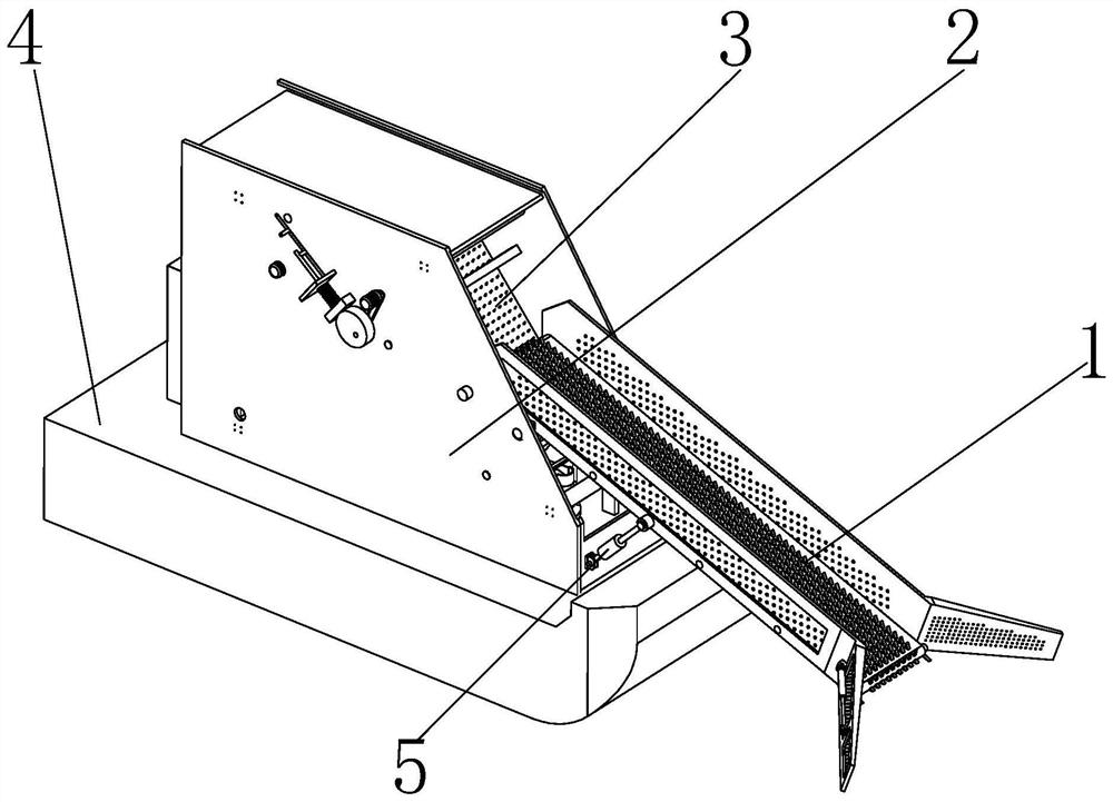 A device for conveniently separating river floating garbage