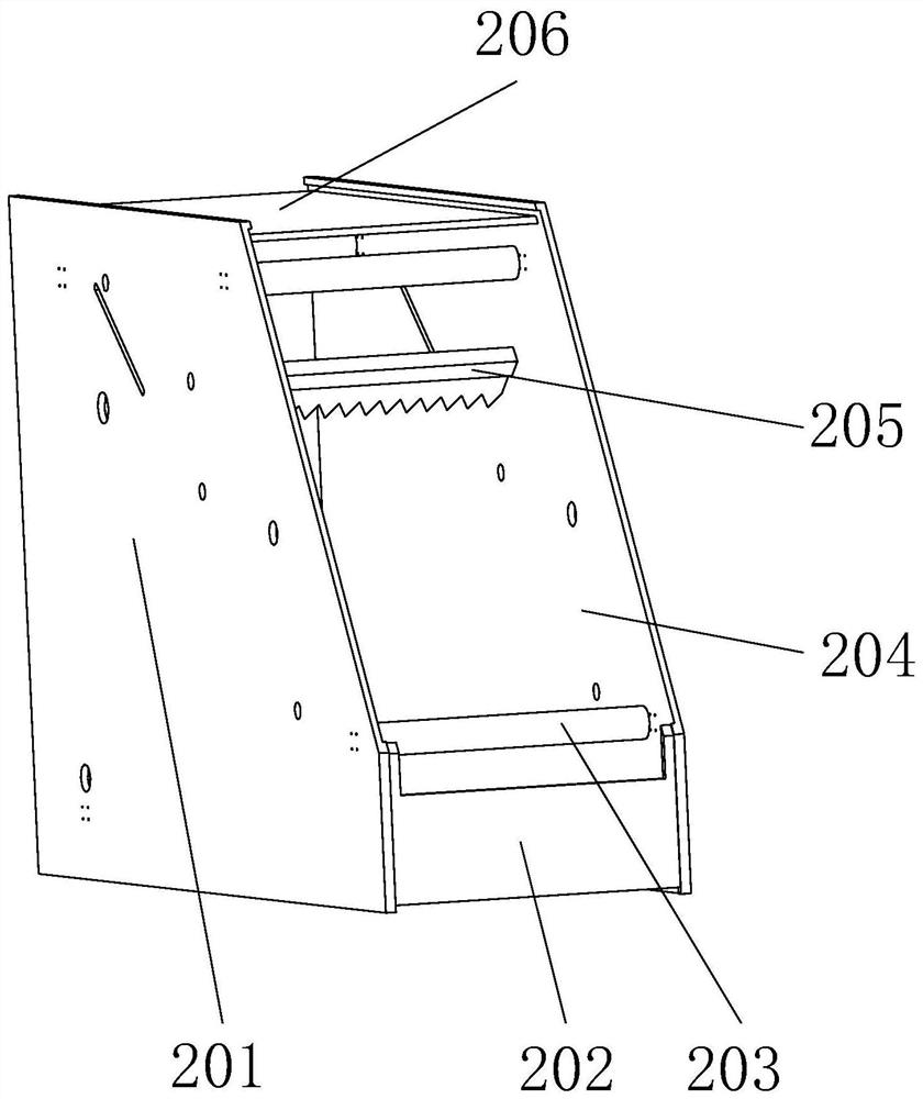 A device for conveniently separating river floating garbage