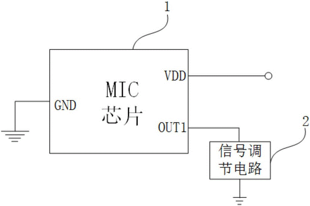 Microphone circuit, system and headset