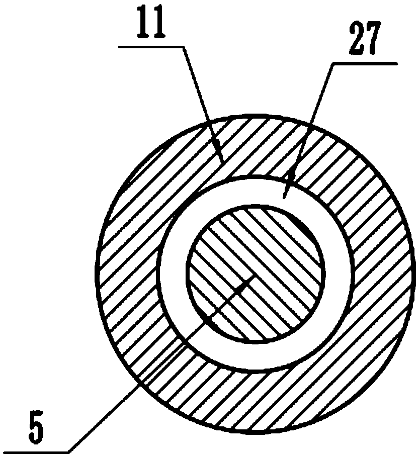 Drum-type wool washing device used for farming goats