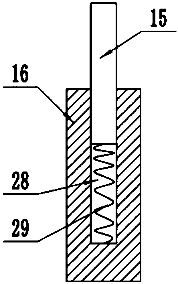 Drum-type wool washing device used for farming goats