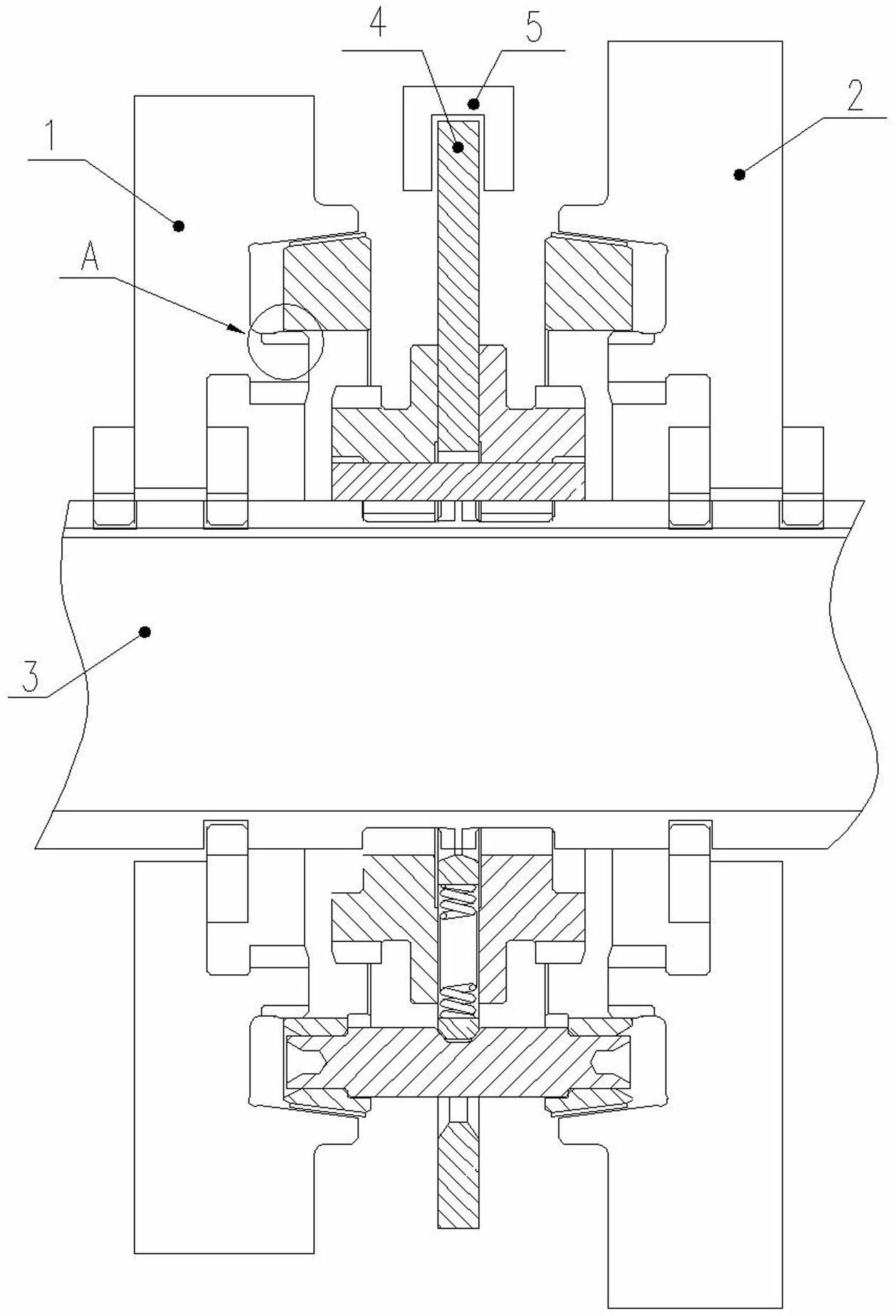 Synchronous structure for twin countershaft transmission