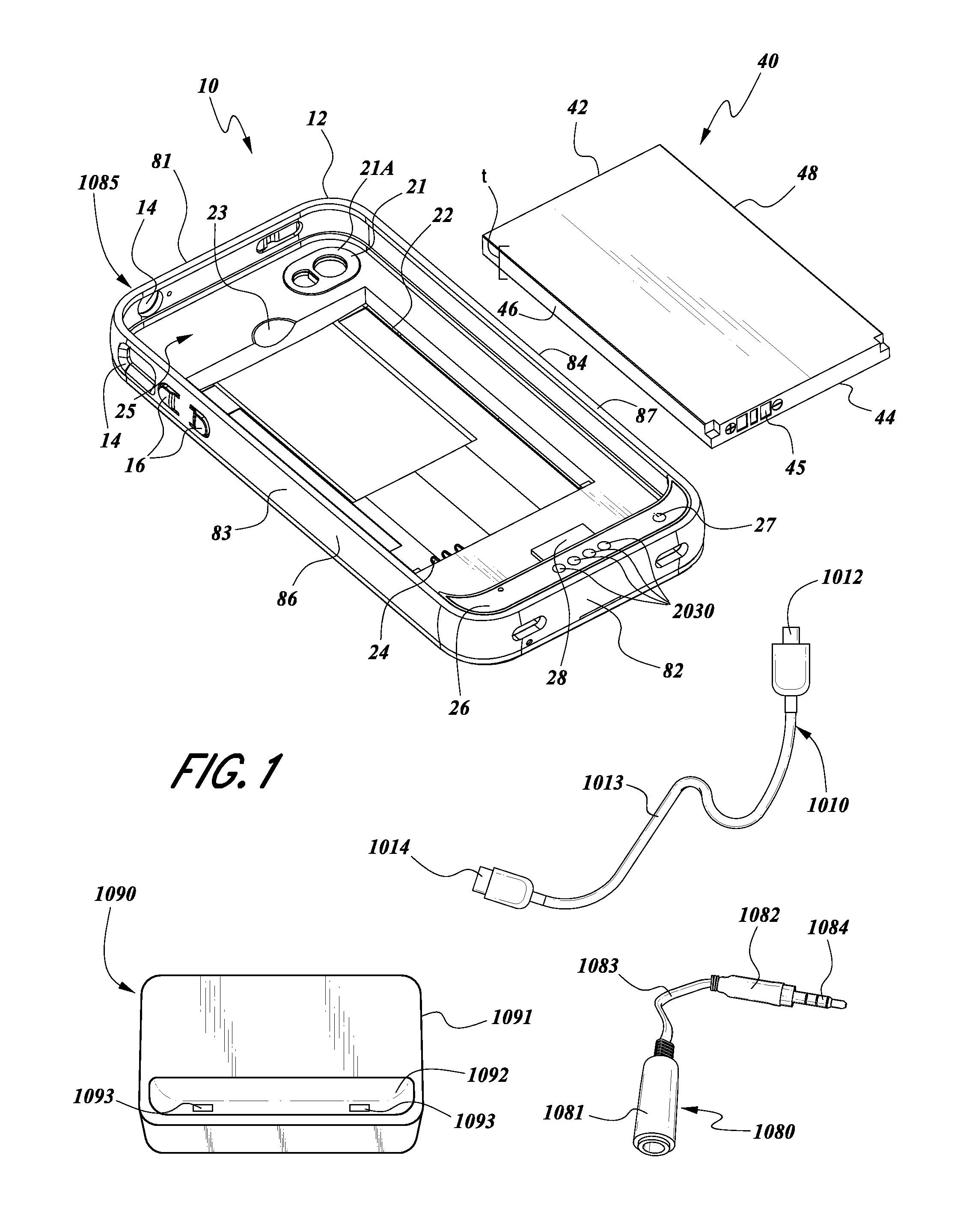 Battery case for mobile device