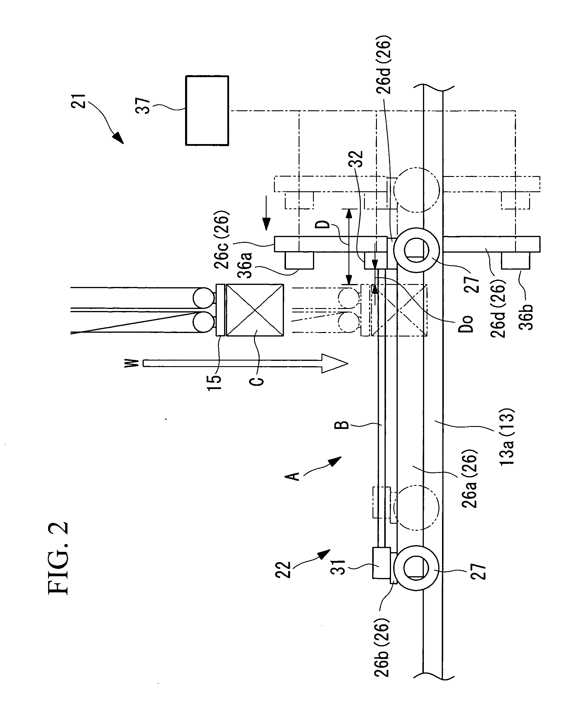 Crane equipped with inspection device