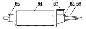 Large plastic pin assembling system