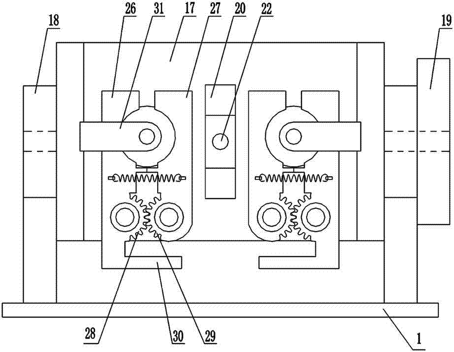 Large plastic pin assembling system