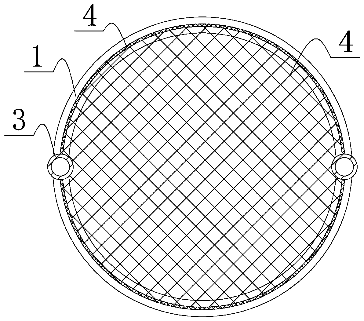 Novel three-dimensional ecological floating bed purification system