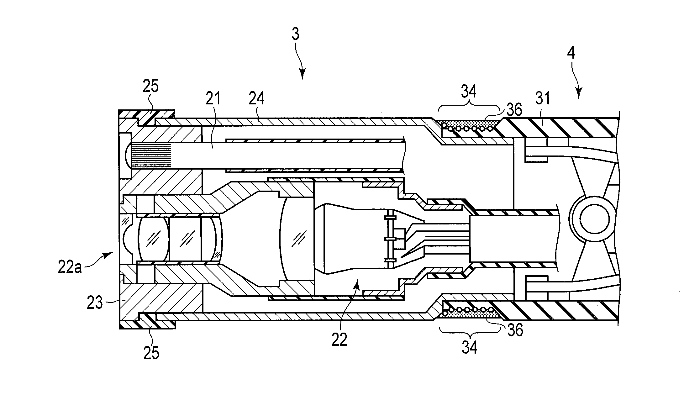 Adhesive composition and endoscope device