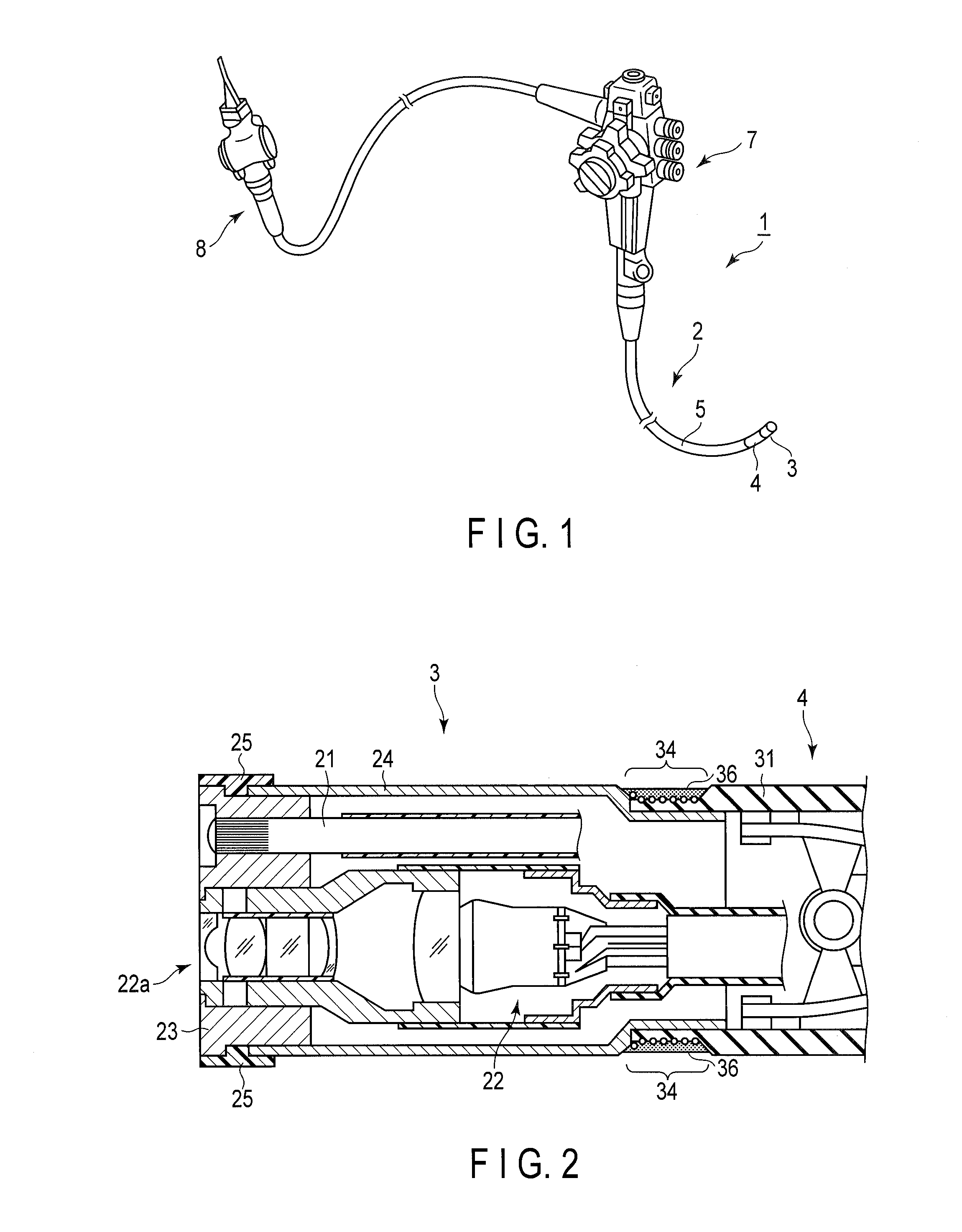 Adhesive composition and endoscope device