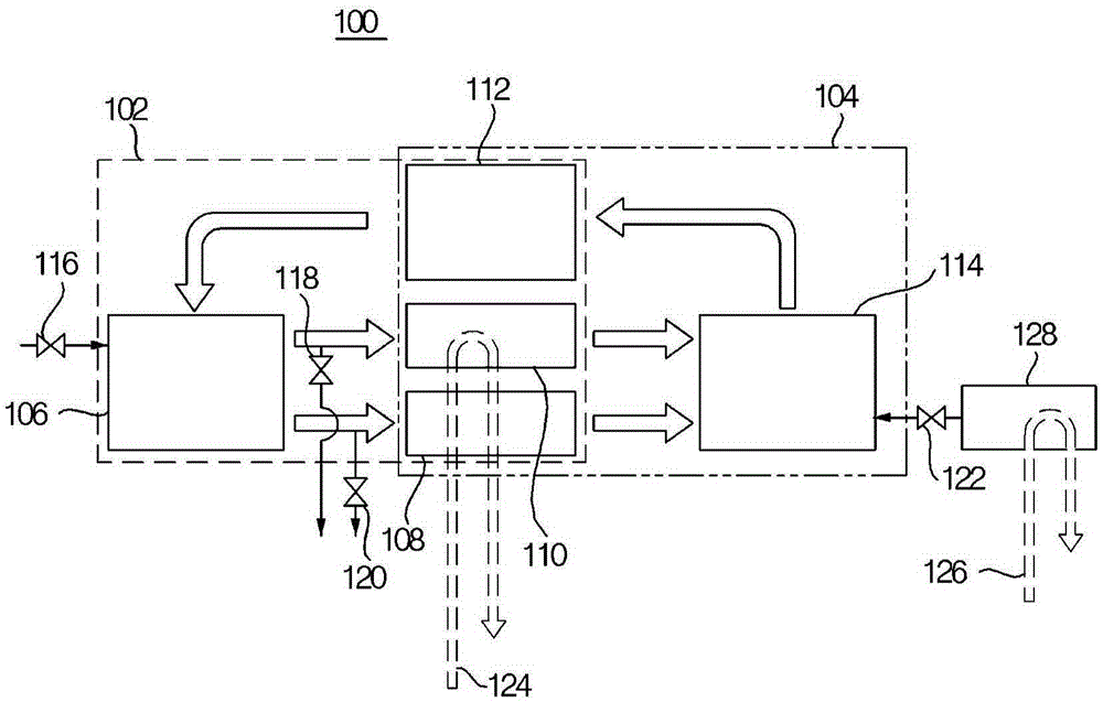 Large-capacity electric power storage system using thermal energy/chemical potential