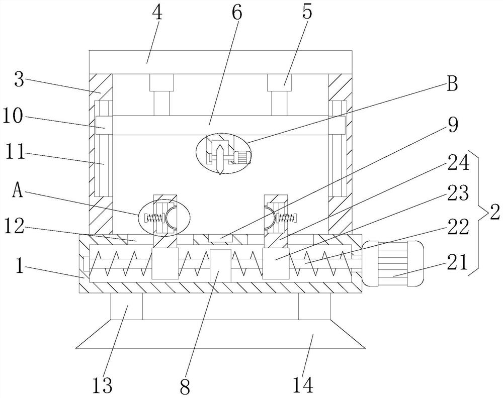 Steel machining fixing device for house construction