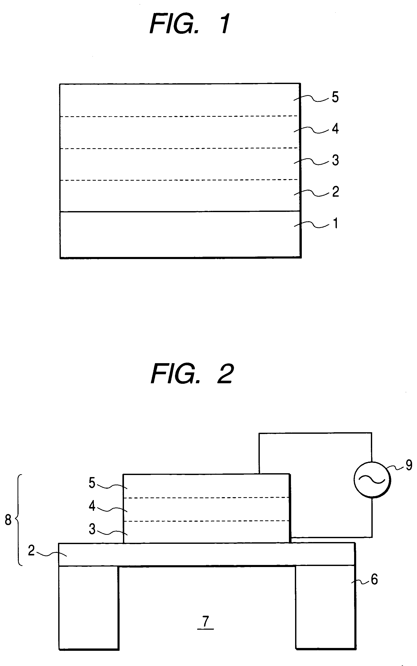 Piezoelectric element, ink jet recording head and producing method for piezoelectric element