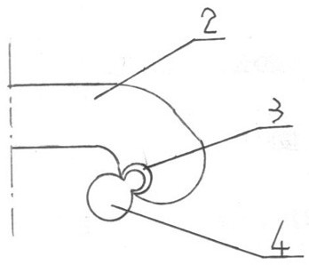 Water plugging method and device for gushing water in gap of steel sheet pile cofferdam