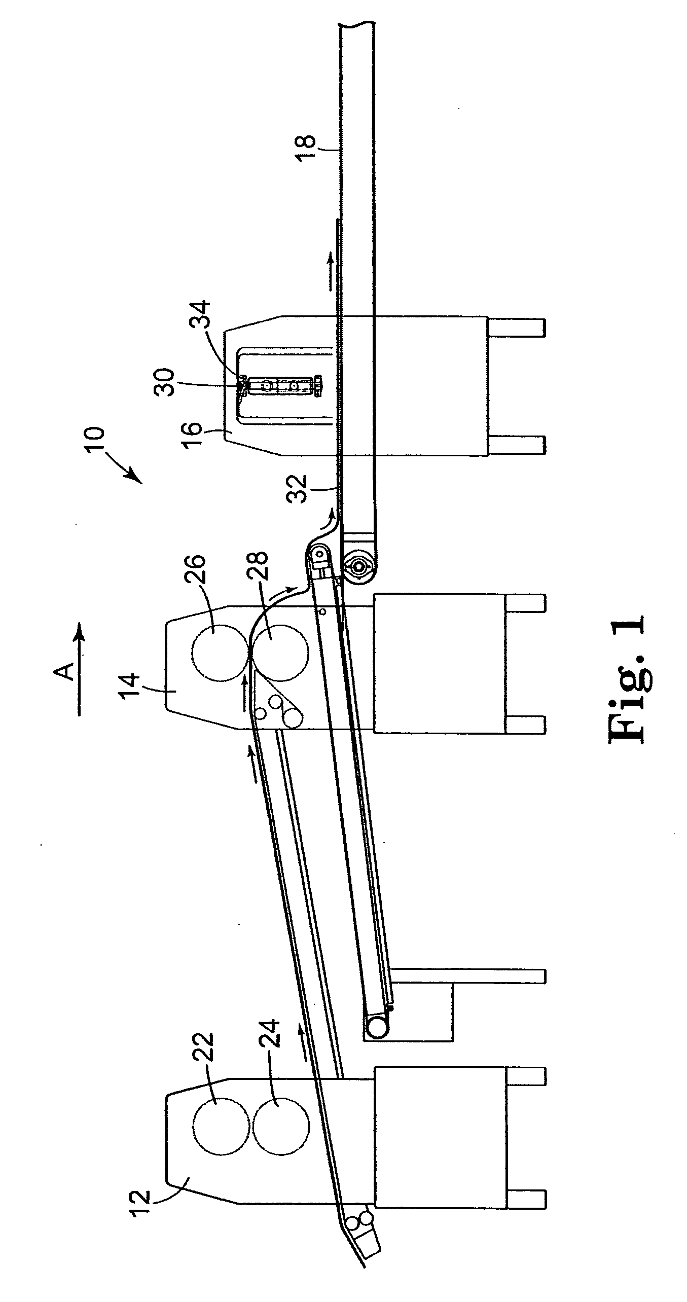 Method and apparatus for cutting dough with nested pattern cutters