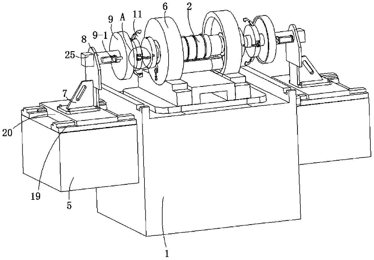 Automatic rotor packaging device and packaging method thereof