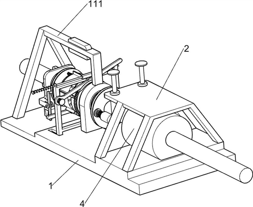 Downward pressing type emergency braking device for new energy automobile and braking method