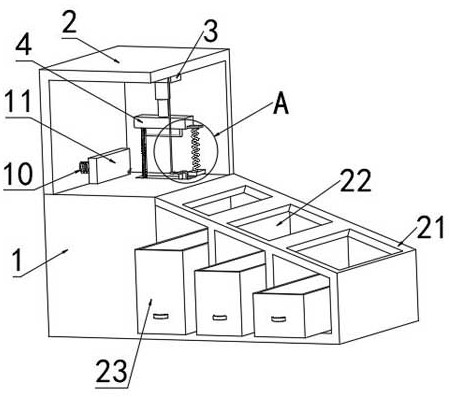 A jujube packaging bag sealing machine