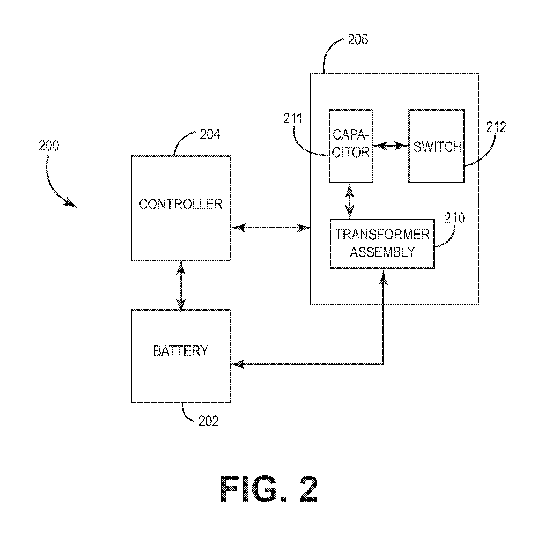 Integrated planar flyback transformer