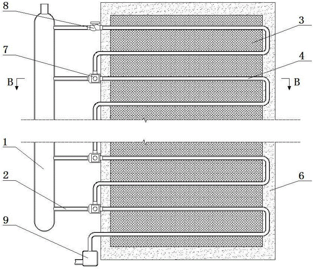 Sensible heat storage type direct steam generation system and method based on series-connection adjustment