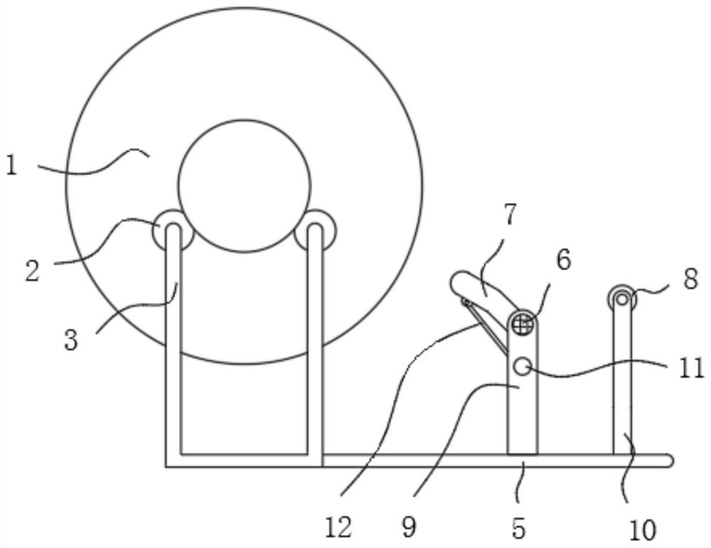 Spinning frame yarn broken end detection device