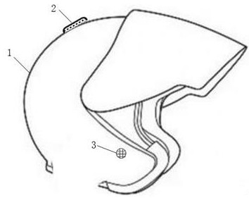 Intelligent helmet capable of sensing danger and sensing system