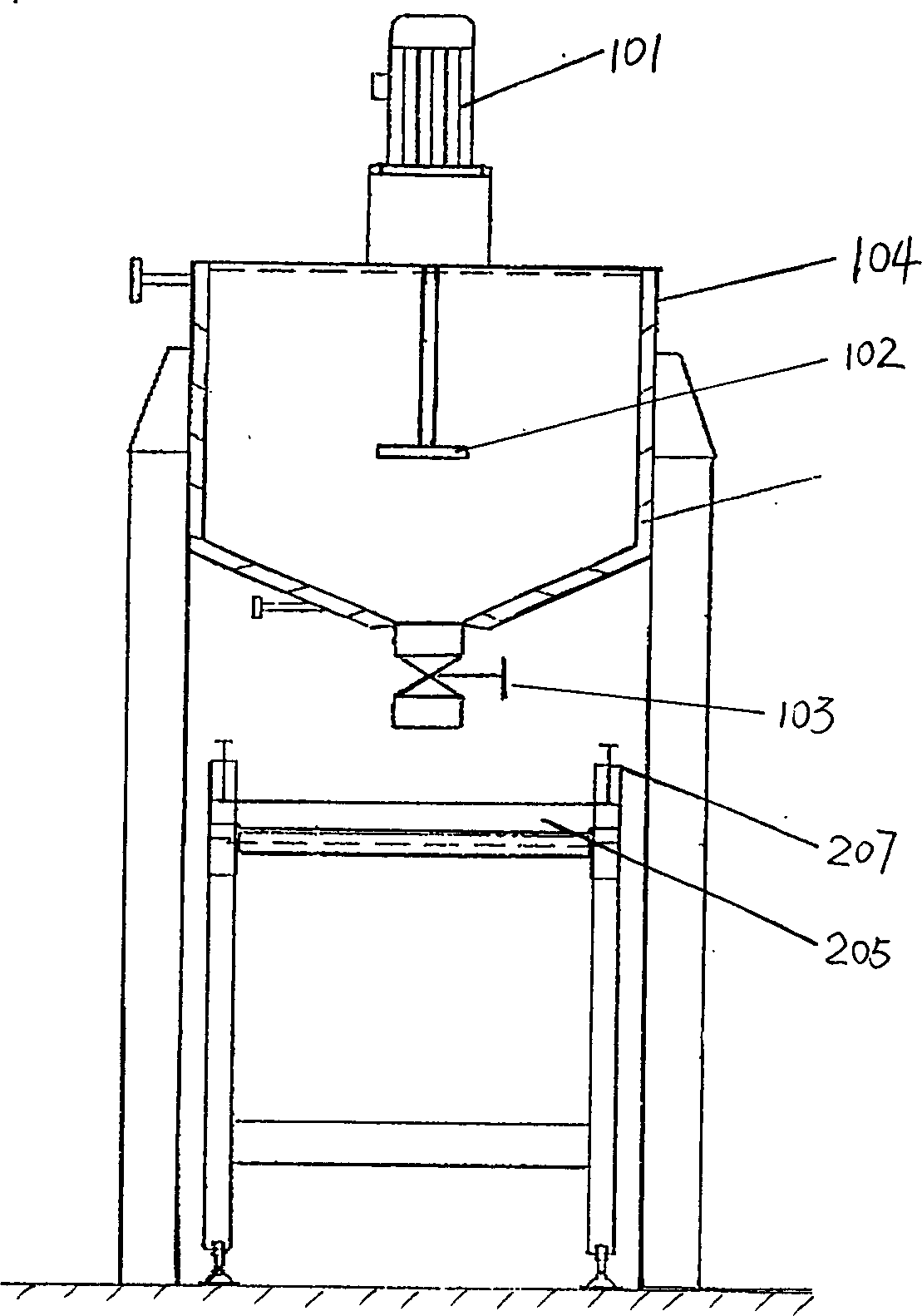 Artificial pigskin and its production tech. and equipment thereof