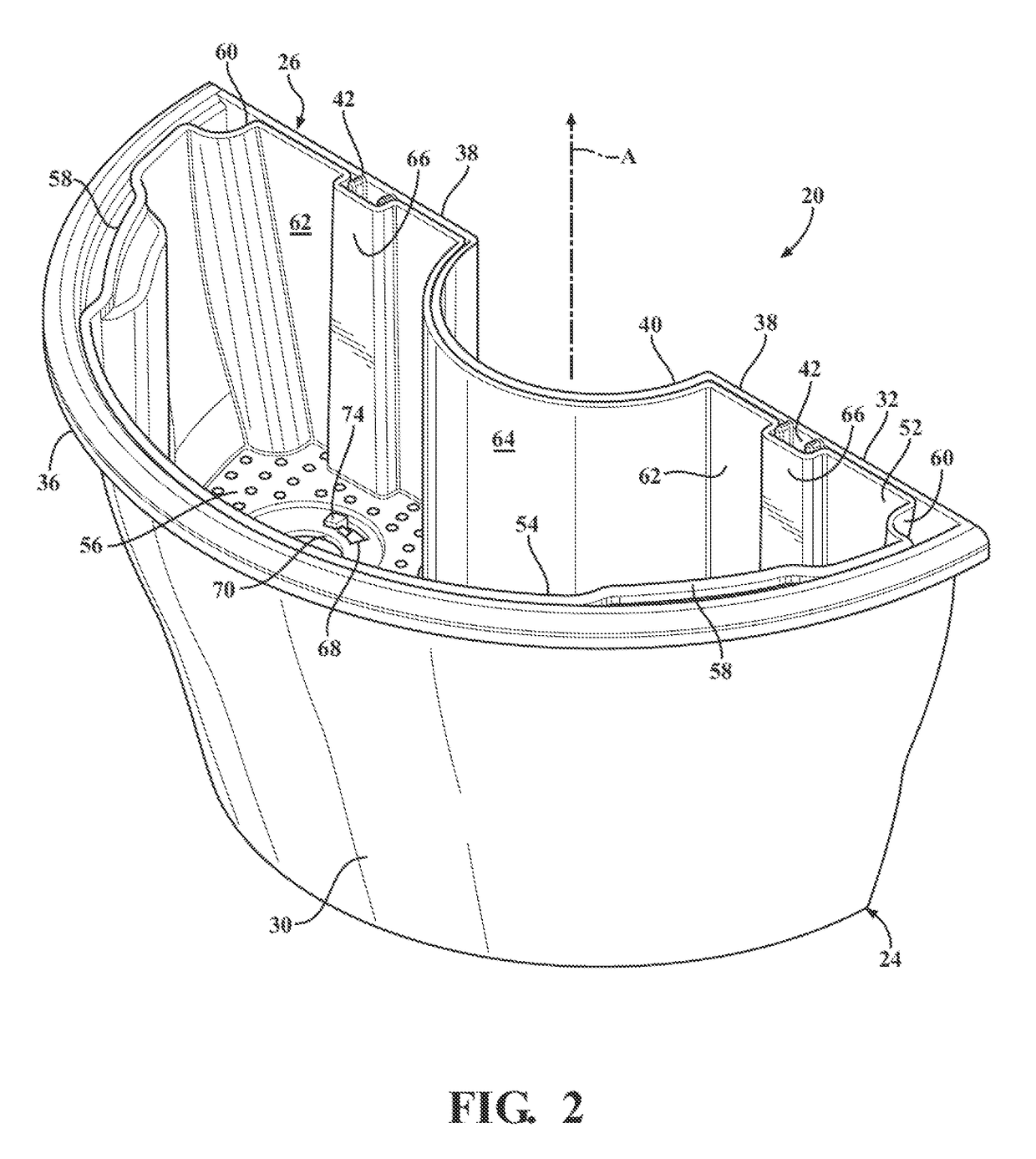 Pole and wall adaptable plant container assembly and bracket