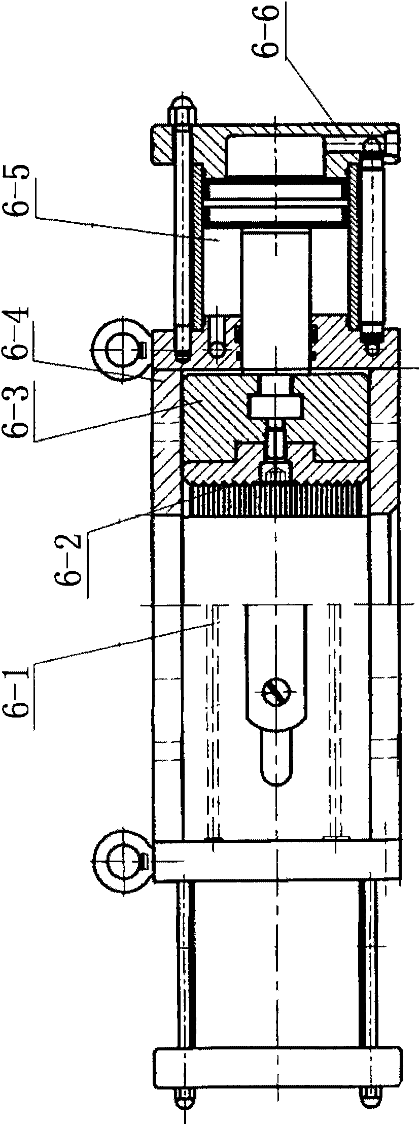 Snubbing serving device of combined type hydraulic oil-water well