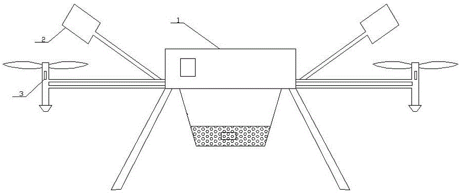 Aircraft applicable to air fire-fighting smoke removing and haze removing sanitation and epidemic prevention